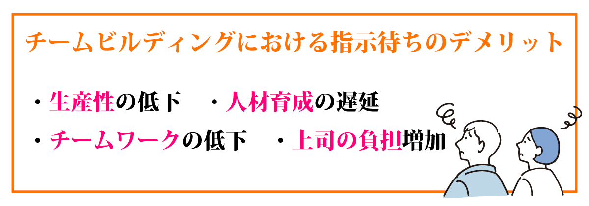 チームビルディングにおける指示待ちのメンバーを育てるには? - 3up Project コラム